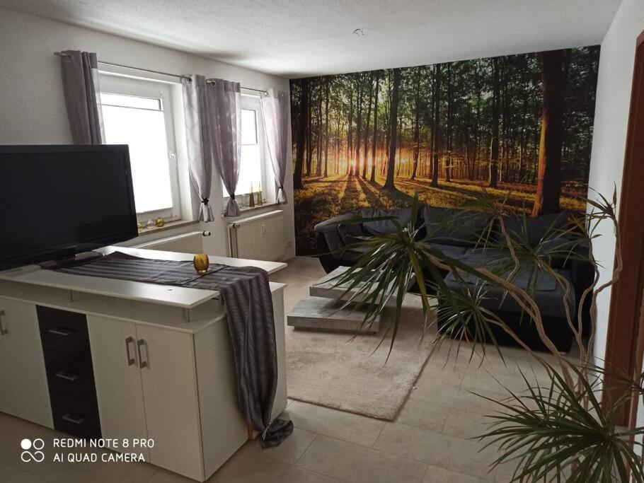 Gemuetliches Ferienhaus Im Harz Direkt Am Waldrand Harzgerode Buitenkant foto